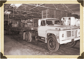 History Photo - Truck in Warehouse